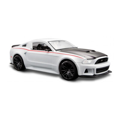 Modelauto Ford Mustang GT 2014 wit schaal 1:24/20 x 8 x 5 cm 10240851