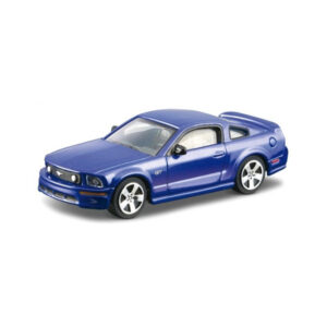 Modelauto Ford Mustang GT blauw 10 cm 1:43 10216645