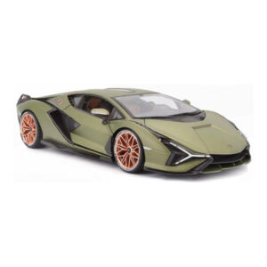 Modelauto Lamborghini Sian groen schaal 1:24/21 x 8 x 5 cm 10240882