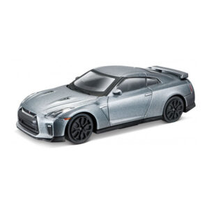 Modelauto Nissan GT-R 2017 grijs schaal 1:43/11 x 4 x 3 cm 10240901