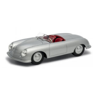 Modelauto Porsche 356 1948 zilver schaal 1:24/16 x 7 x 5 cm 10241107