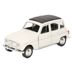 Modelauto Renault 4 wit 11 cm 10154684