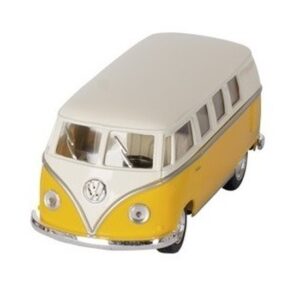 Modelauto Volkswagen T1 geel/wit 13