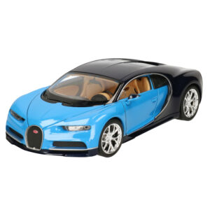 Modelauto/speelgoedauto Bugatti Chiron 2017 blauw schaal 1:24/19 x 8 x 5 cm 10375765