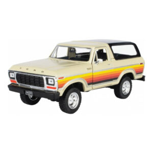 Modelauto/speelgoedauto Ford Bronco hard top - creme - schaal 1:24/19 x 8 x 8 cm 10414784