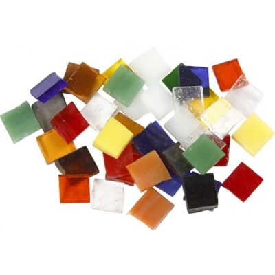 Mozaiek spiegel tegels rondjes 10x10 mm 10083544