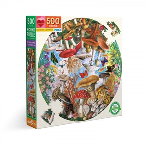 Mushrooms and Butterflies Puzzel (500 stukjes) 35808415051