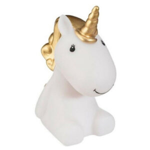 Nachtlampje LED - Unicorn XL - goud - kunststof - 27 x 15 x 30 cm - kinderkamer 10434138