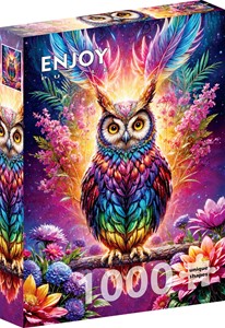 Neon Owl Puzzel (1000 stukjes) 38552309672