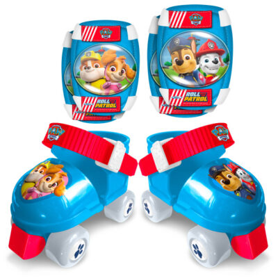 Nickelodeon Paw Patrol Rolschaatsen met Bescherming Blauw maat 23 27 1022507