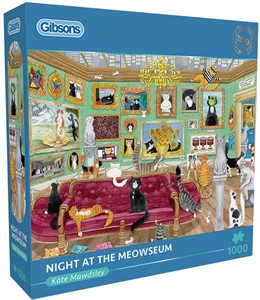 Night at the Meowseum Puzzel (1000 stukjes) 37890723413