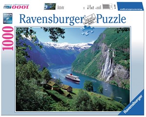 Noorse Fjord Puzzel (1000 stukjes) 30566514119