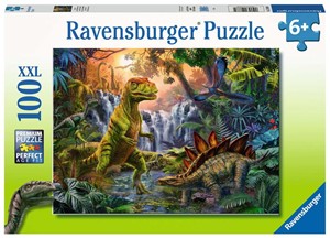 Oase van Dinosauriërs Puzzel (100 XXL stukjes) 25847657097