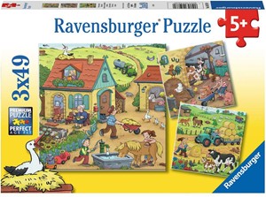 Op de Boerderij Puzzel (3x49 stukjes) 25792782847