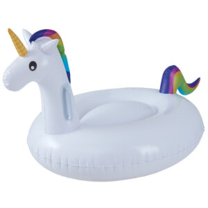 Opblaasbare eenhoorn / unicorn luchtbed voor kinderen 90 cm 10200011