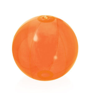 Opblaasbare strandbal Beach fun plastic oranje 28 cm 10344864