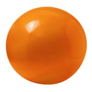 Opblaasbare strandbal extra groot plastic oranje 40 cm 10344870