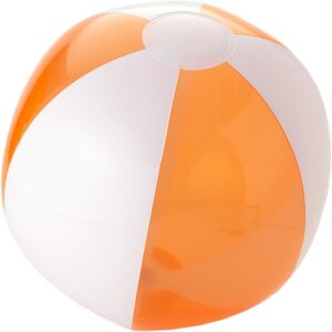 Opblaasbare strandballen oranje/wit 30 cm 10005348