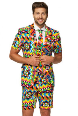 OppoSuits verkleedpak zomer Abstractive heren polyester mt 60 425683