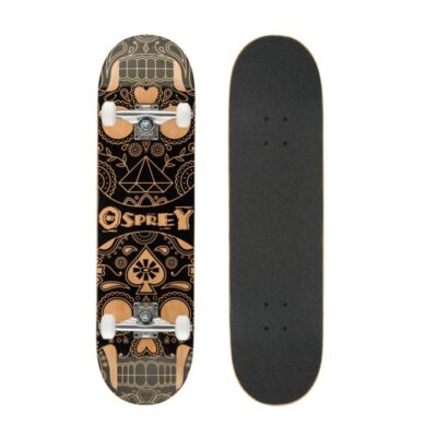 Osprey skateboard Candy Skull bruin 79 x 20 cm 194316