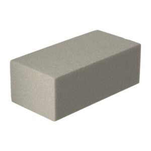 Pakket van 4x stuks grijs steekschuim blok droog gebruik 23 cm 10235051