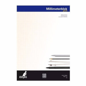 Papier blok 1 millimeter geruit 10094202