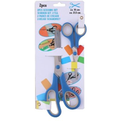 Papier scharen set van 2 stuks 10136383