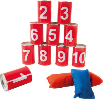 Paradiso Toys blikgooien rood 13 delig 295267