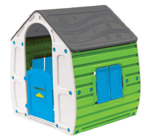 Paradiso Toys speelhuis Summer 102 x 90 cm groen/grijs/blauw 943370