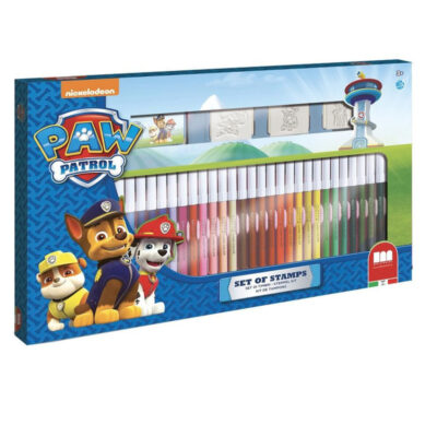 Paw Patrol hondjes stempelset met stiften 41-delig 10193034