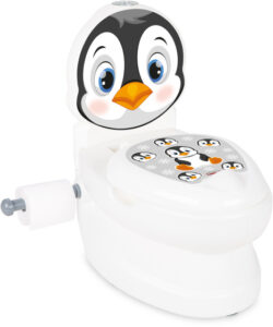 Pilsan Penguin educatief plaspotje wit/zwart 1023405