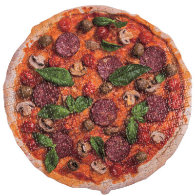 Pizza legpuzzel 438 stukjes 45 cm in pizzadoos 10334206