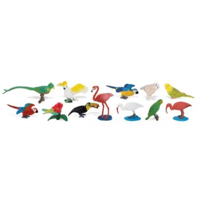 Plastic figuren van tropische vogels 10052780