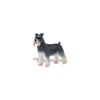 Plastic speelgoed dieren speel figuur Schnauzer hond 7 cm 10056066