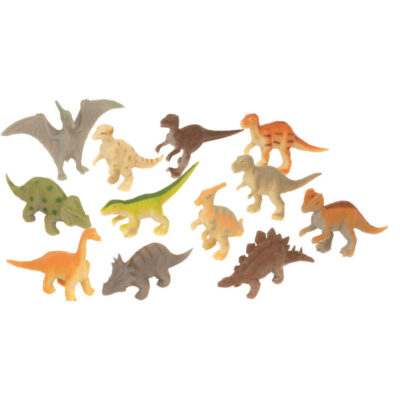 Plastic speelgoed dinosaurus dieren speelset 12-delig 10183041