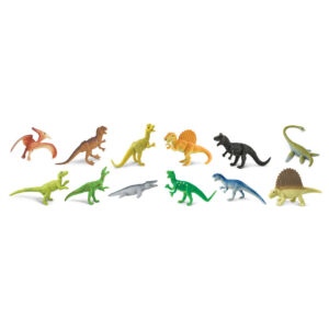 Plastic speelgoed figuren dinosaurussen / set van 12 stuks 10348450