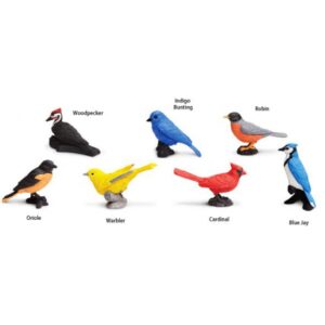 Plastic speelgoed figuren vogels 7 stuks 10055757