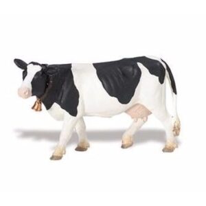 Plastic speelgoed figuur Holstein-Friesian koe 12 cm 10092091