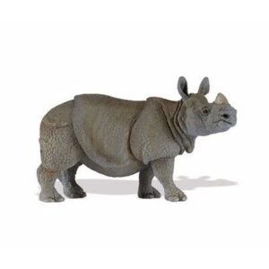 Plastic speelgoed figuur Indische neushoorn 12 cm 10091992