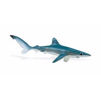 Plastic speelgoed figuur grote blauwe haai 18 cm 10092316