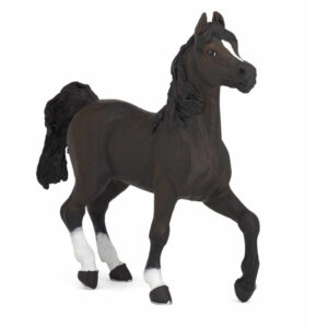 Plastic speelgoed figuur zwart Arabieren paard 13 cm 10075959