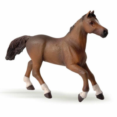 Plasticspeelgoed figuur bruin Arabieren paard 15