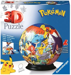 Pokemon Bal - 3D Puzzel (72 stukjes) 33655633797