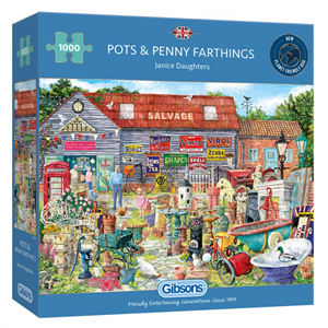 Pots & Penny Farthings Puzzel (1000 stukjes) 37883170000