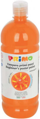 Primo plakkaatverf Tempera 1000 ml oranje 462611