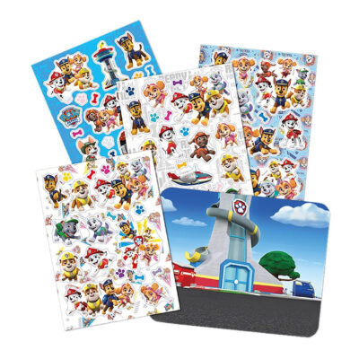 Raam/autoraam kinder stickers - 4 velletjes - Paw Patrol thema 10349900