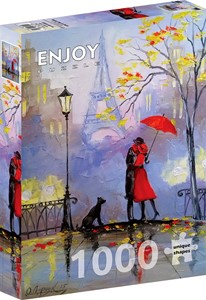 Rainy Day in Paris Puzzel (1000 stukjes) 37463141149