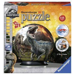 Ravensburger 3D puzzelbal Jurrassic World: Fallen Kingdom - 72 stukjes 1794445