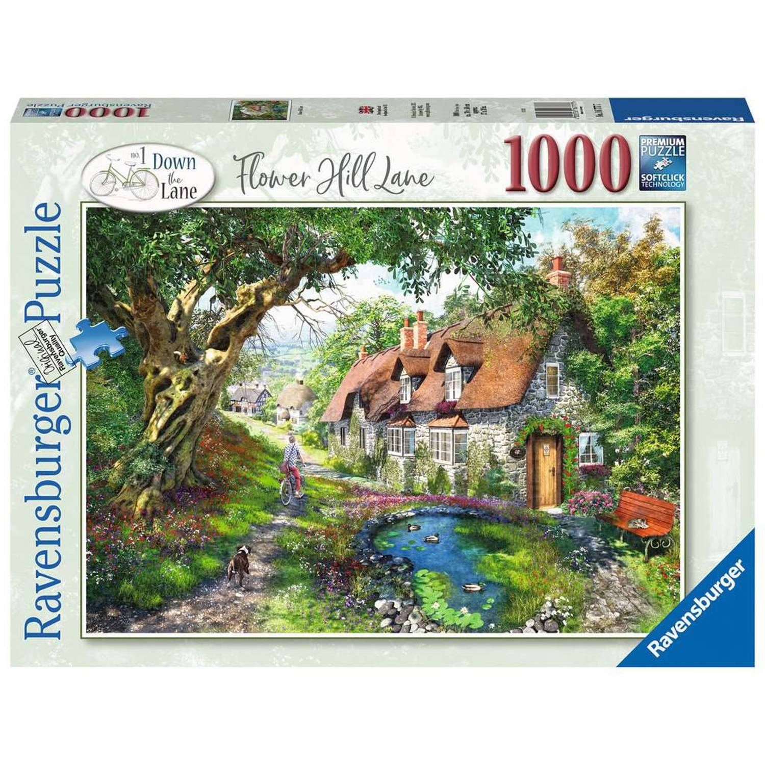 Ravensburger Puzzel 1000 stukjes Flower Hill Lane 3236603