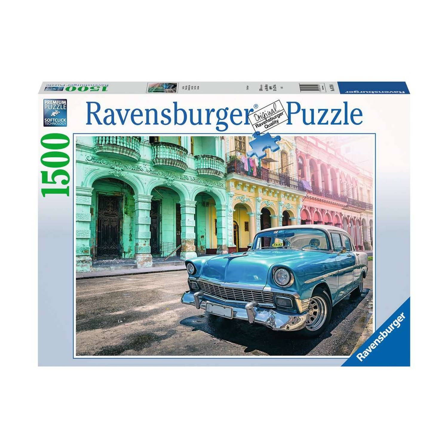 Ravensburger Puzzel 1500 stukjes Auto in Cuba 3544611